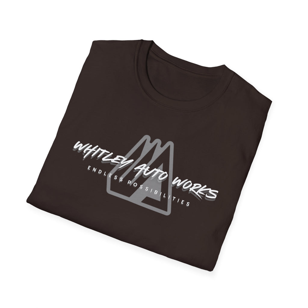 Whitley Auto Works Endless LOGO Tee — Automotive Logo T-Shirt
