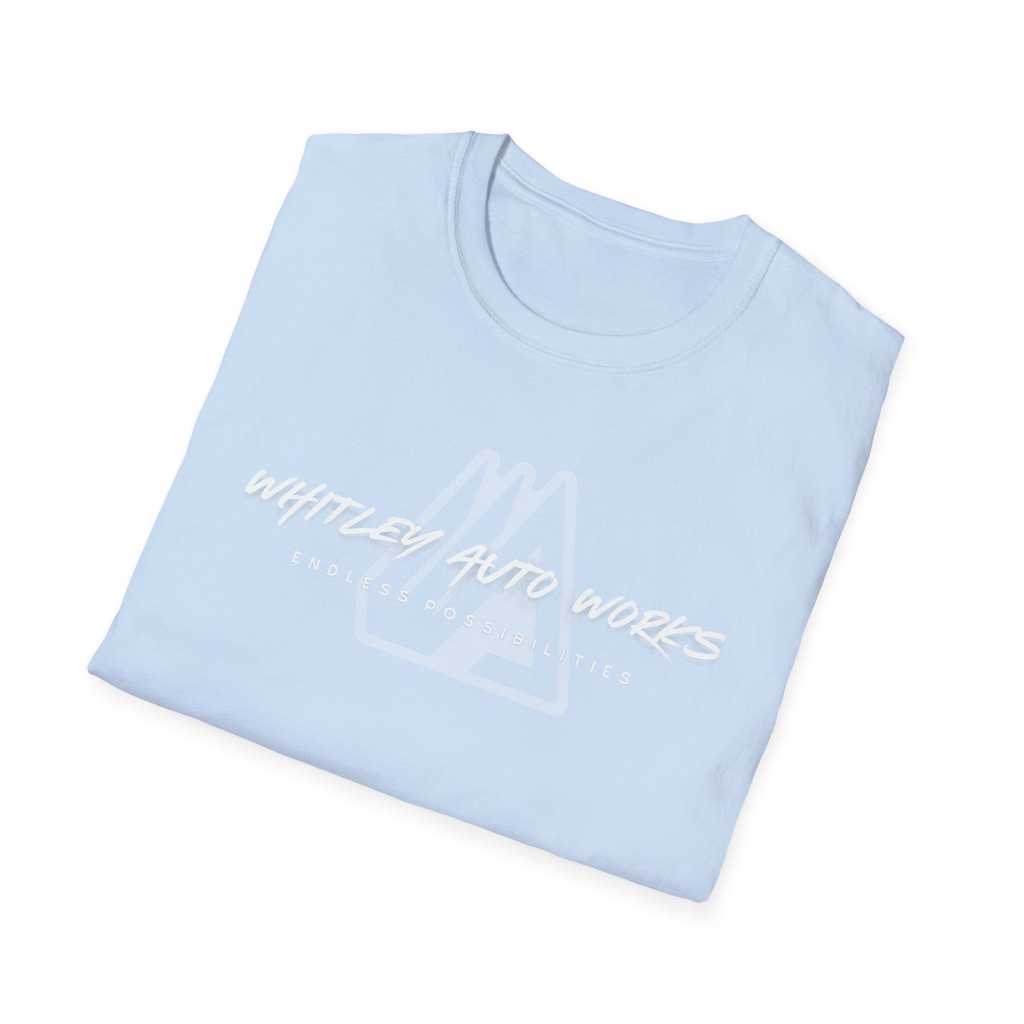 Whitley Auto Works Endless LOGO Tee — Automotive Logo T-Shirt
