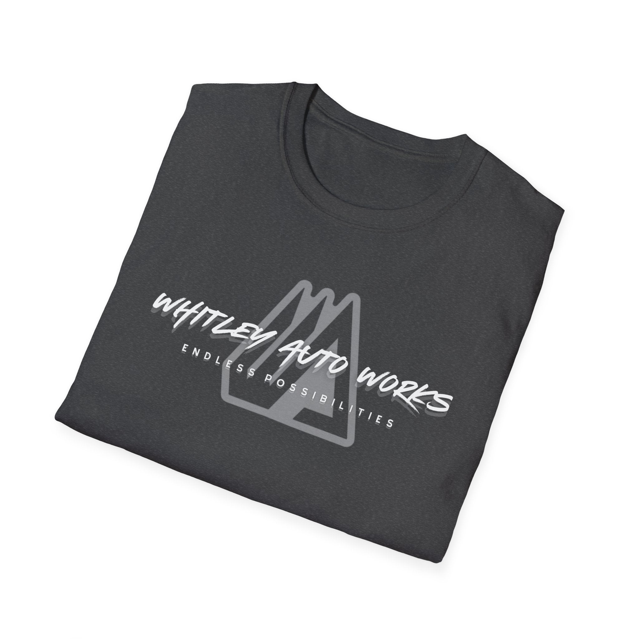 Whitley Auto Works Endless LOGO Tee — Automotive Logo T-Shirt