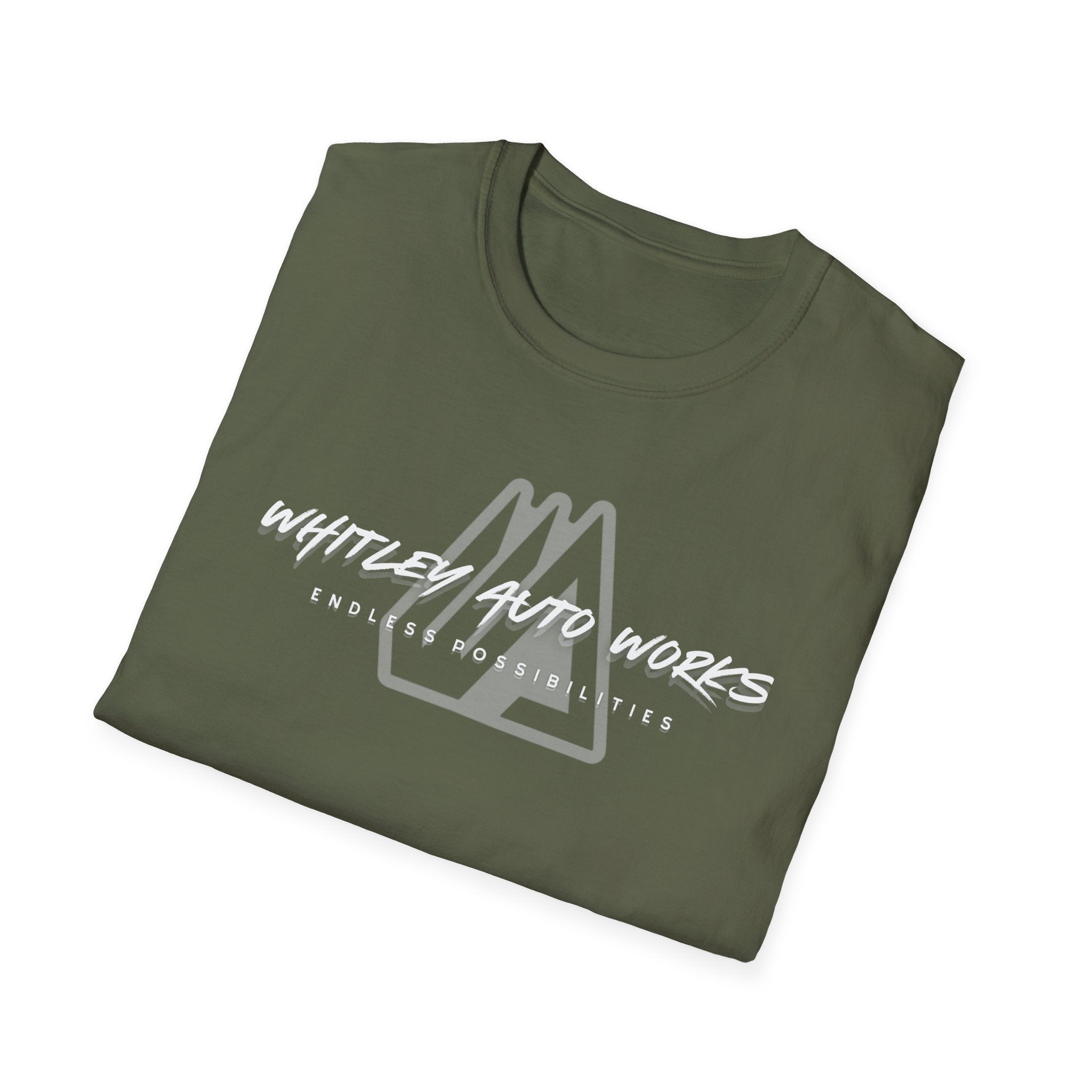 Whitley Auto Works Endless LOGO Tee — Automotive Logo T-Shirt