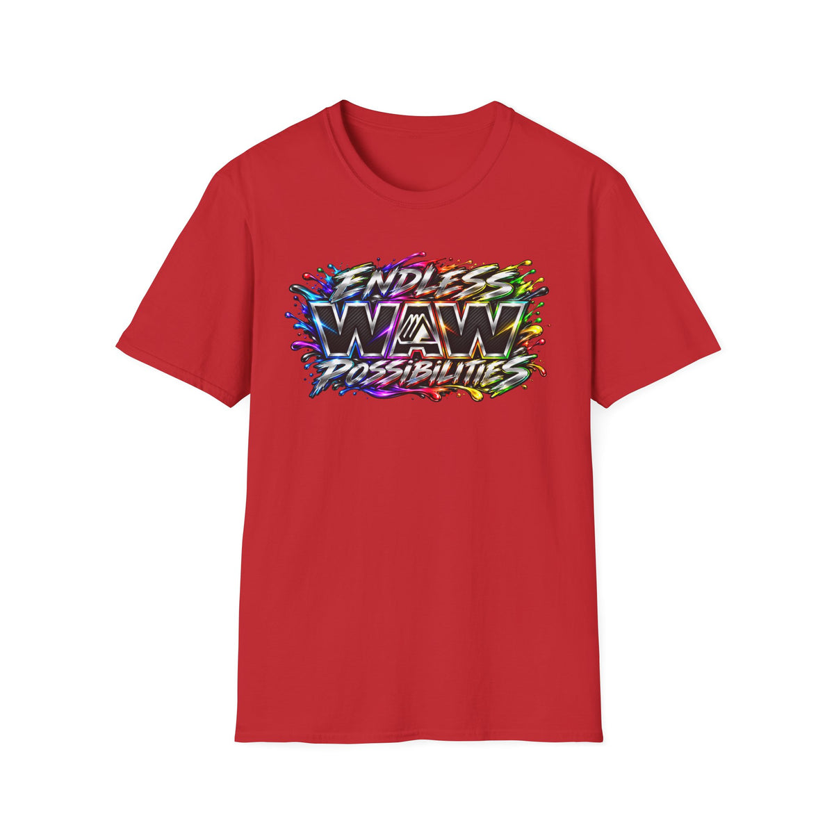 CRAZY COLORS ENDLESS Possibilities Inspirational Graphic T-Shirt