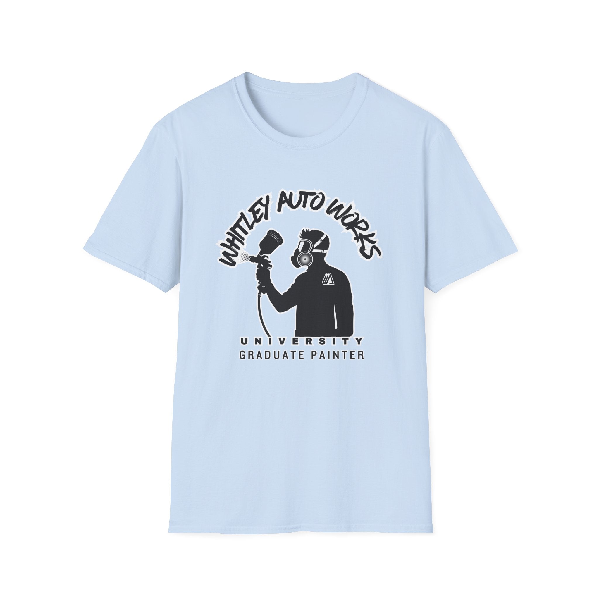 WAW GRAD SCHOOL Certified Painter LOL T-Shirt — Whitley Auto Works Academy Graphic Tee
