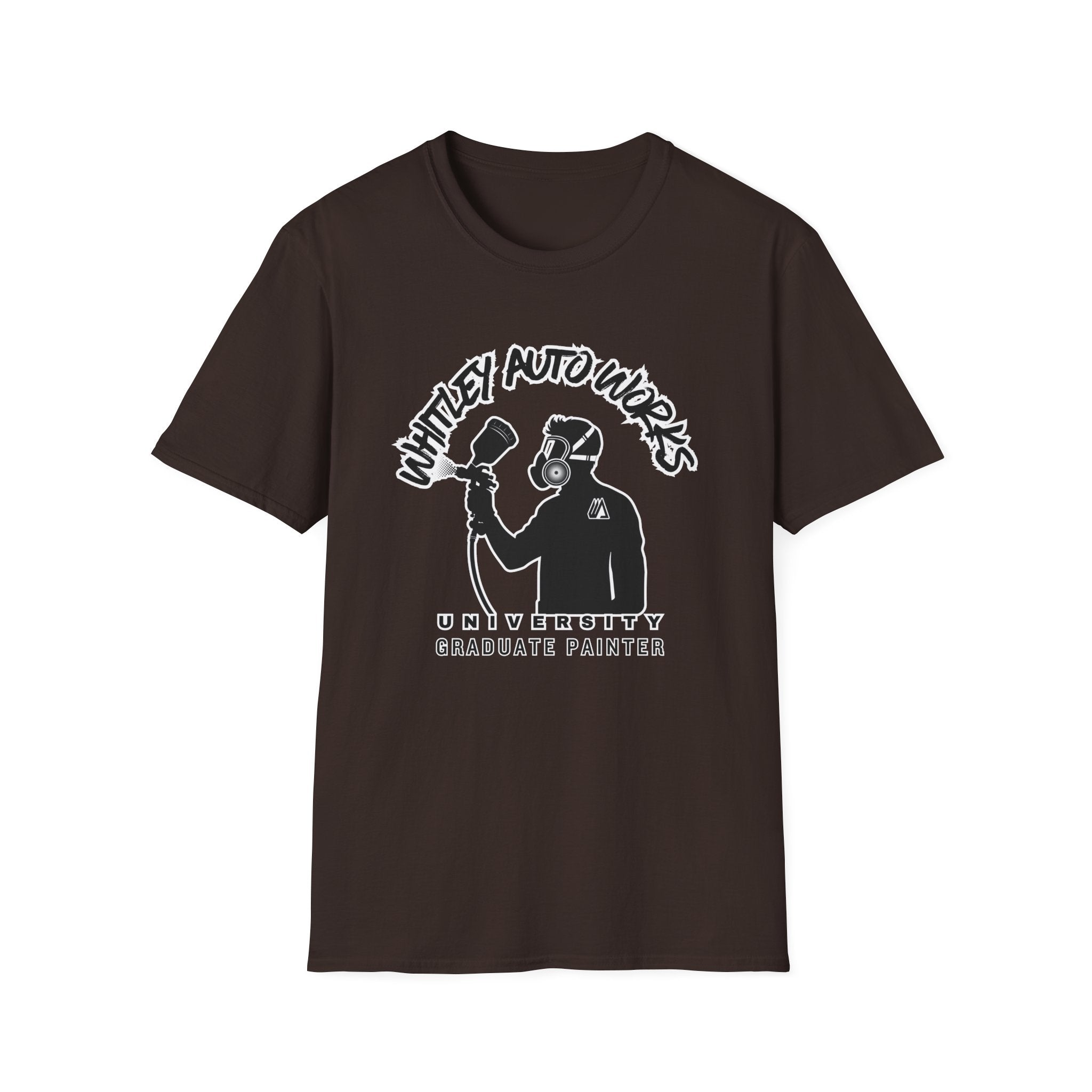 WAW GRAD SCHOOL Certified Painter LOL T-Shirt — Whitley Auto Works Academy Graphic Tee