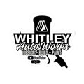 Whitley Auto Works PAINT GUN LOGO Sticker — Design • Build • Paint YouTube Logo
