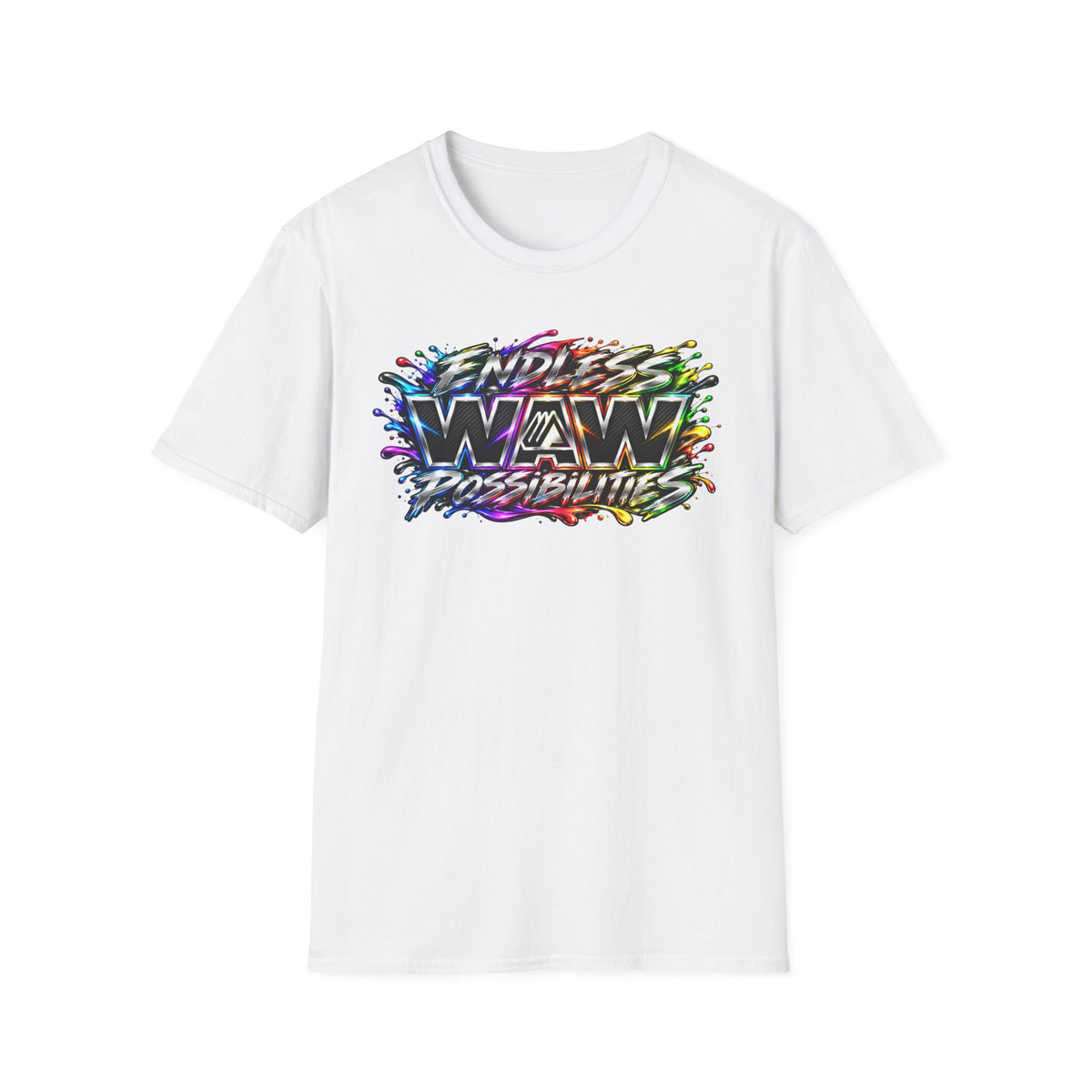 CRAZY COLORS ENDLESS Possibilities Inspirational Graphic T-Shirt