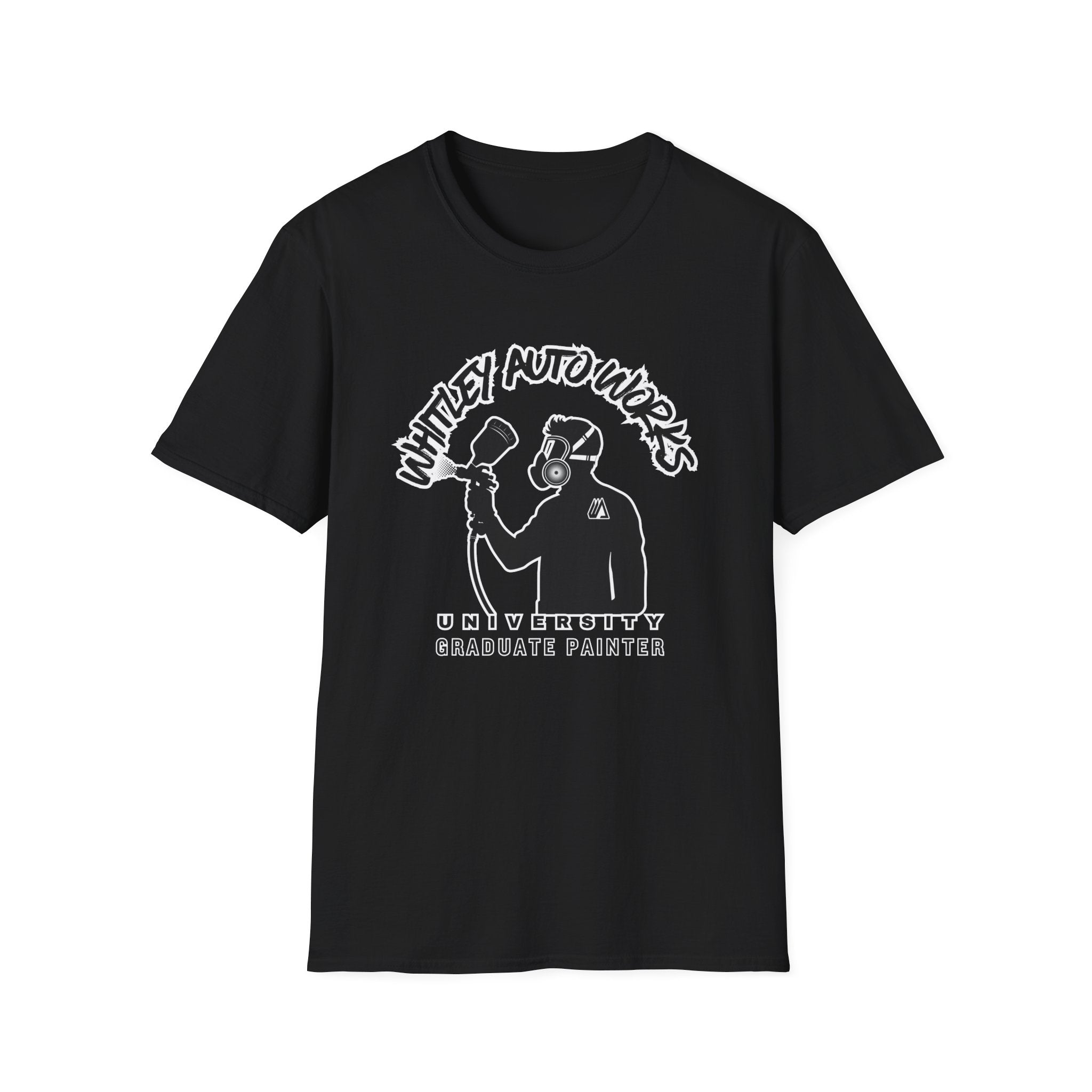 WAW GRAD SCHOOL Certified Painter LOL T-Shirt — Whitley Auto Works Academy Graphic Tee