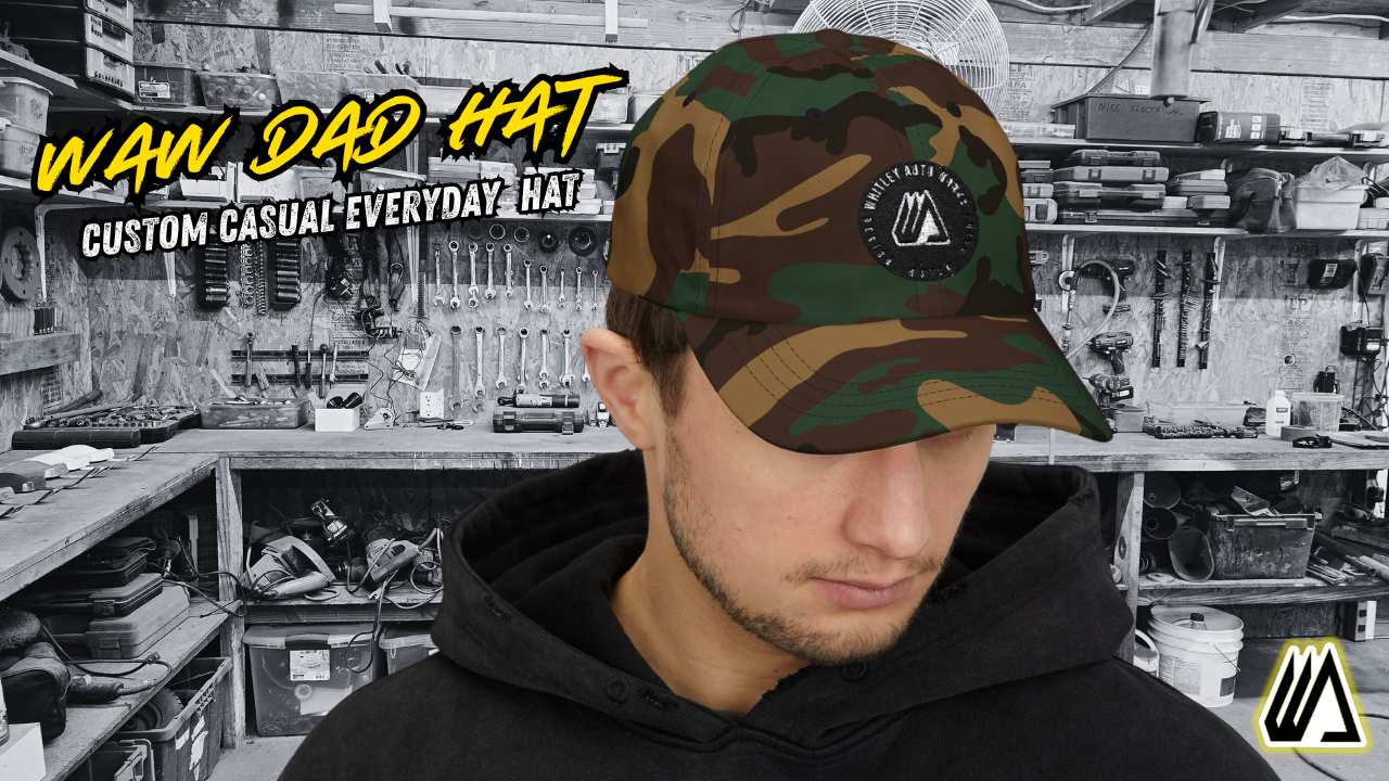 WAW Classic Dad Hat – Minimalist Embroidered Logo Baseball Hat