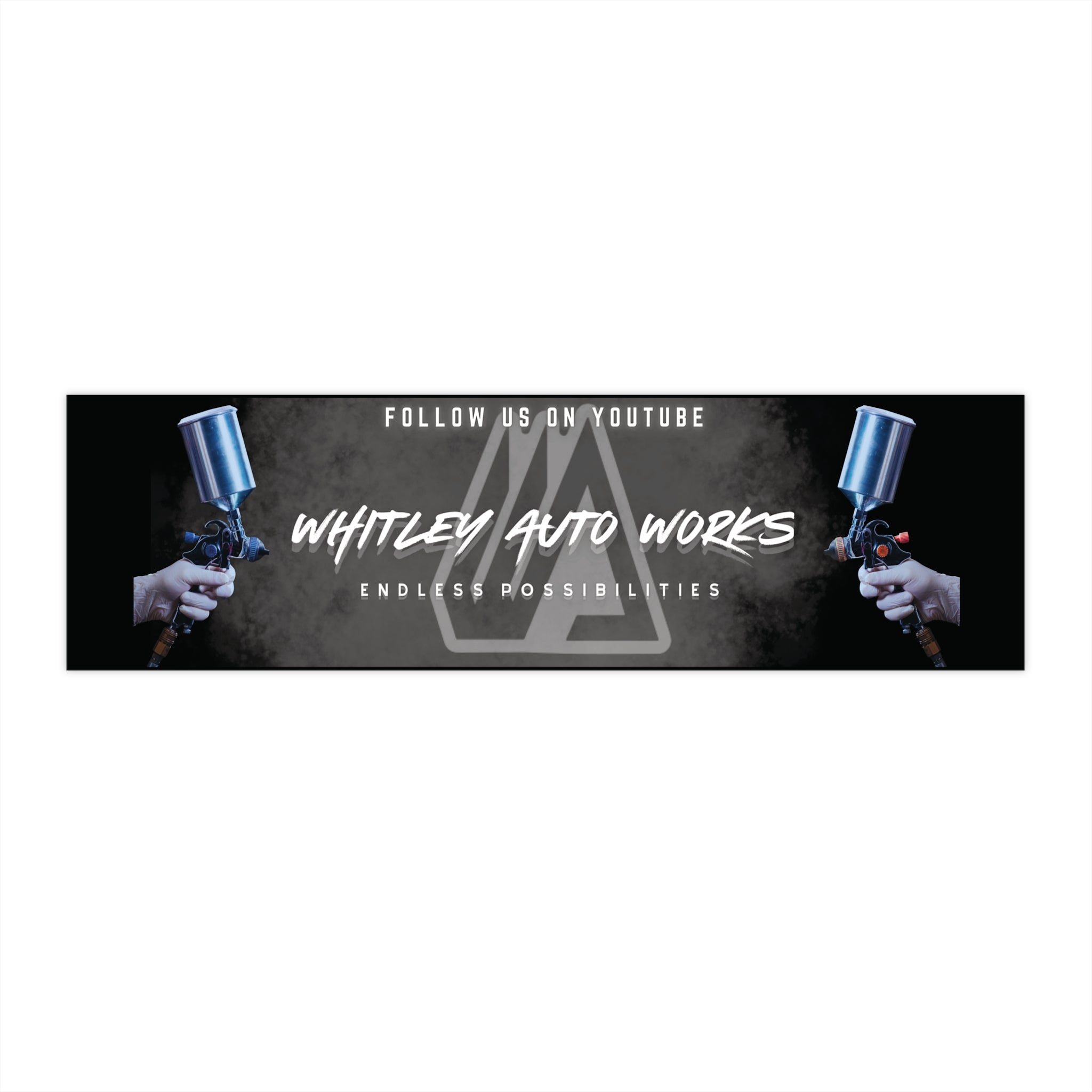 Whitley Auto Works GET OFF MY Bumper Sticker – 'Endless Possibilities' Automotive Decal (Follow Us On YouTube)