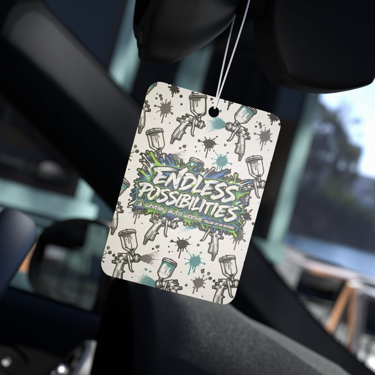 WAW Endless Possibilities SPLATTERD Car Air Freshener