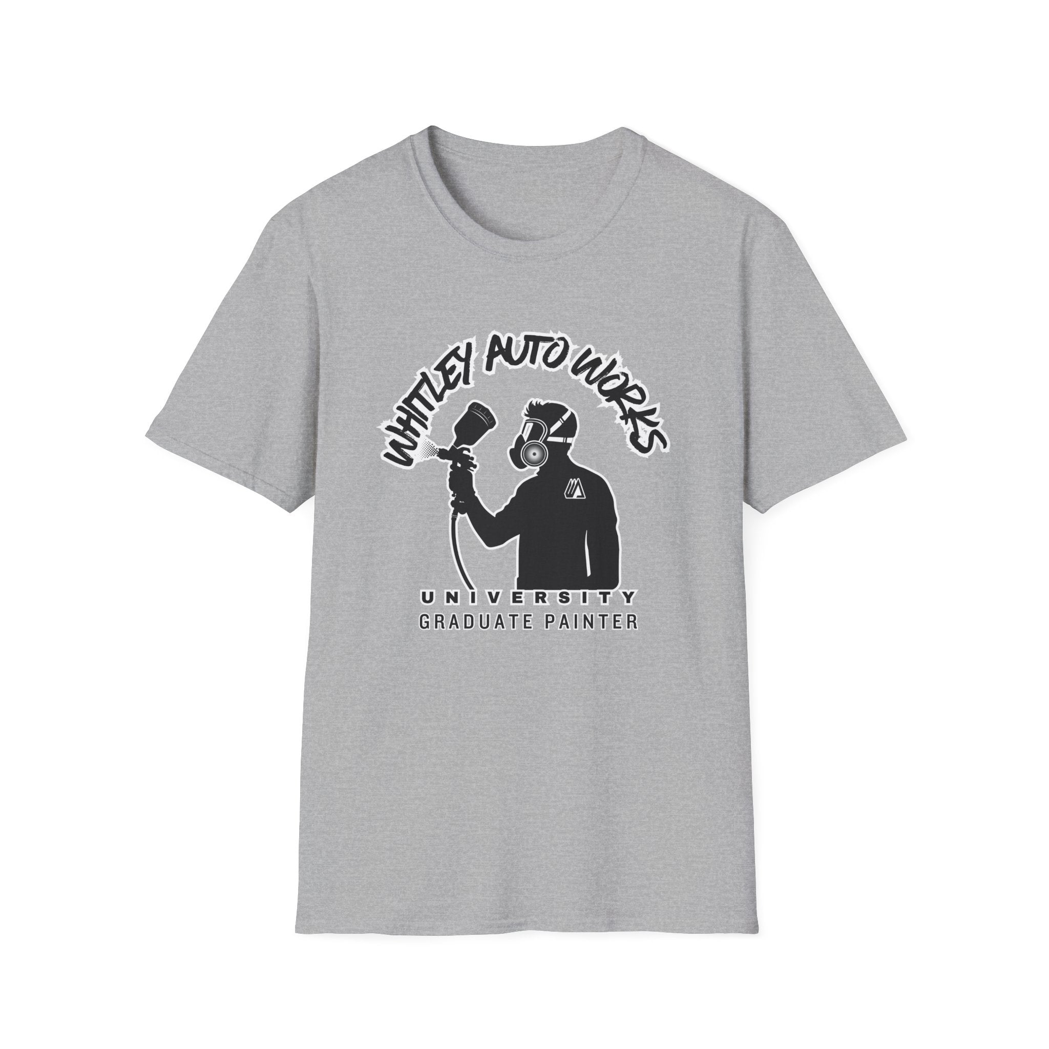 WAW GRAD SCHOOL Certified Painter LOL T-Shirt — Whitley Auto Works Academy Graphic Tee