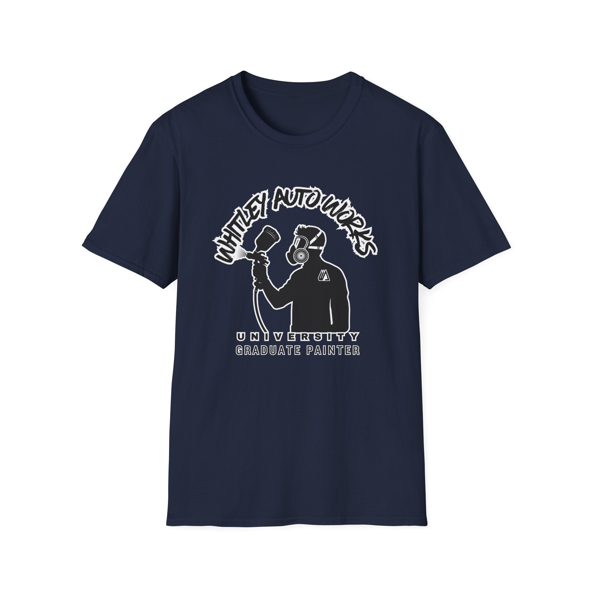 WAW GRAD SCHOOL Certified Painter LOL T-Shirt — Whitley Auto Works Academy Graphic Tee