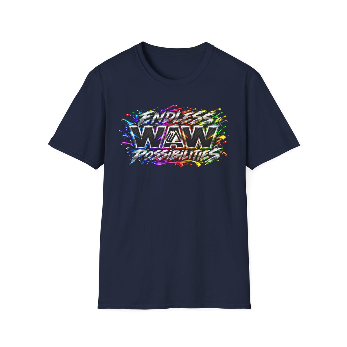 CRAZY COLORS ENDLESS Possibilities Inspirational Graphic T-Shirt