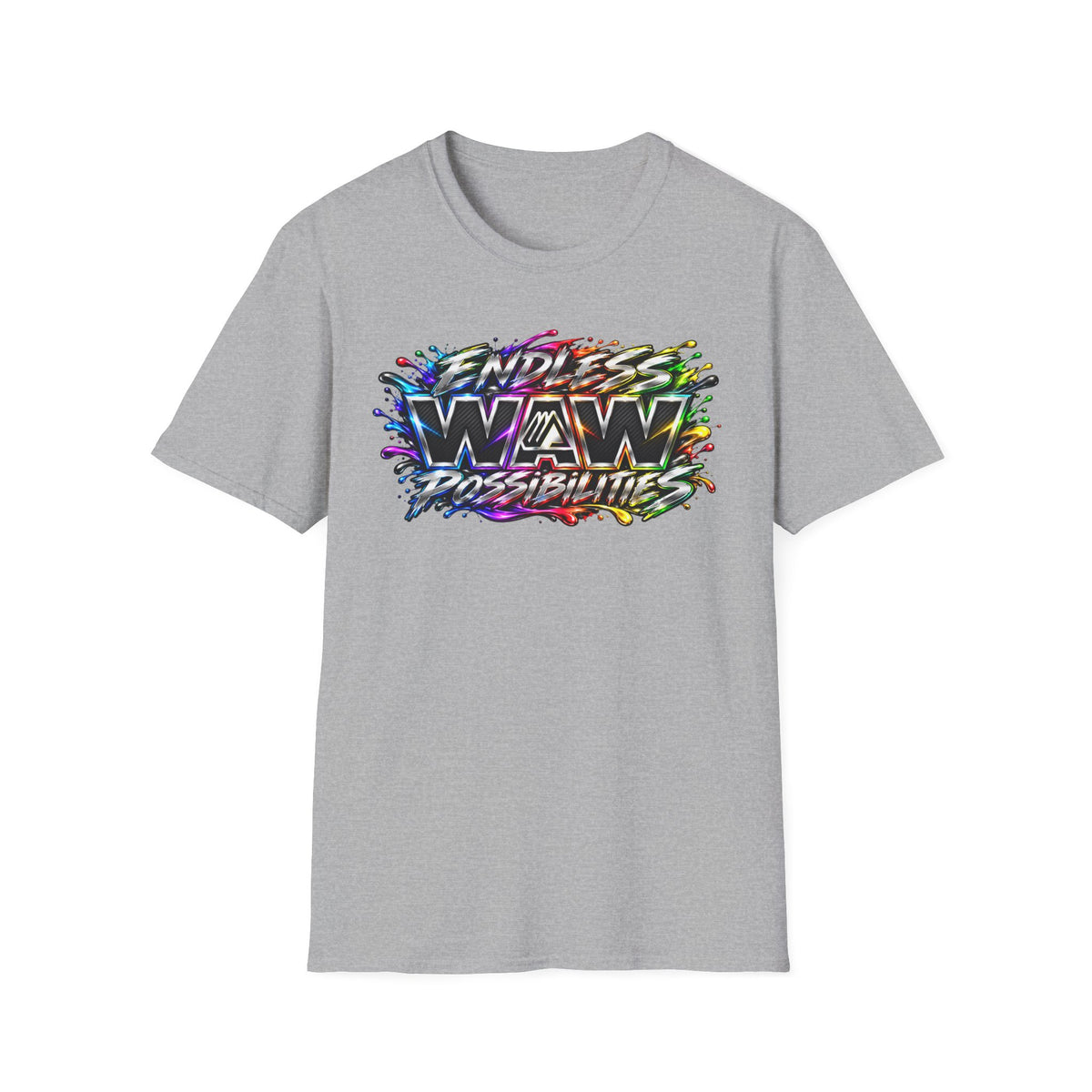 CRAZY COLORS ENDLESS Possibilities Inspirational Graphic T-Shirt