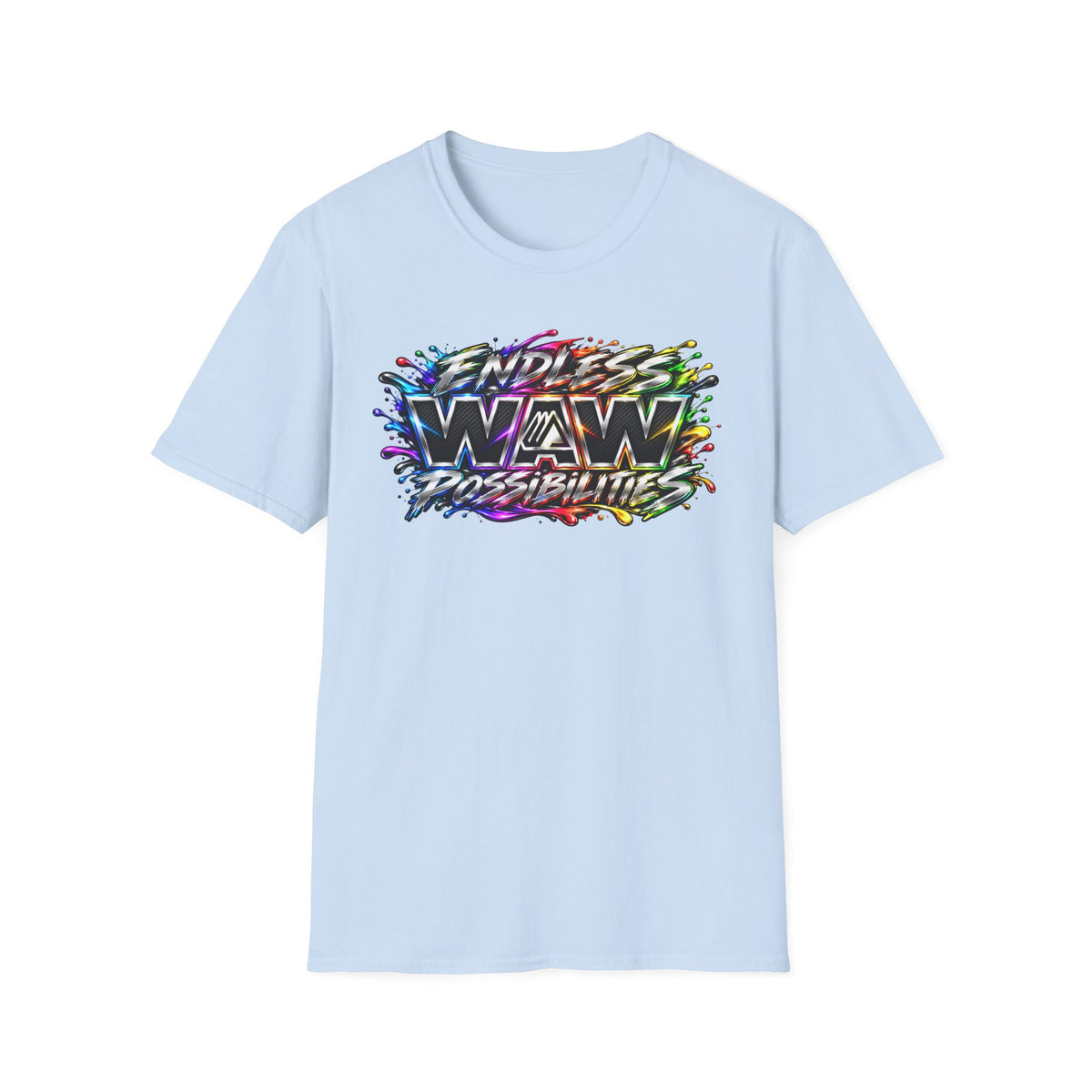 CRAZY COLORS ENDLESS Possibilities Inspirational Graphic T-Shirt