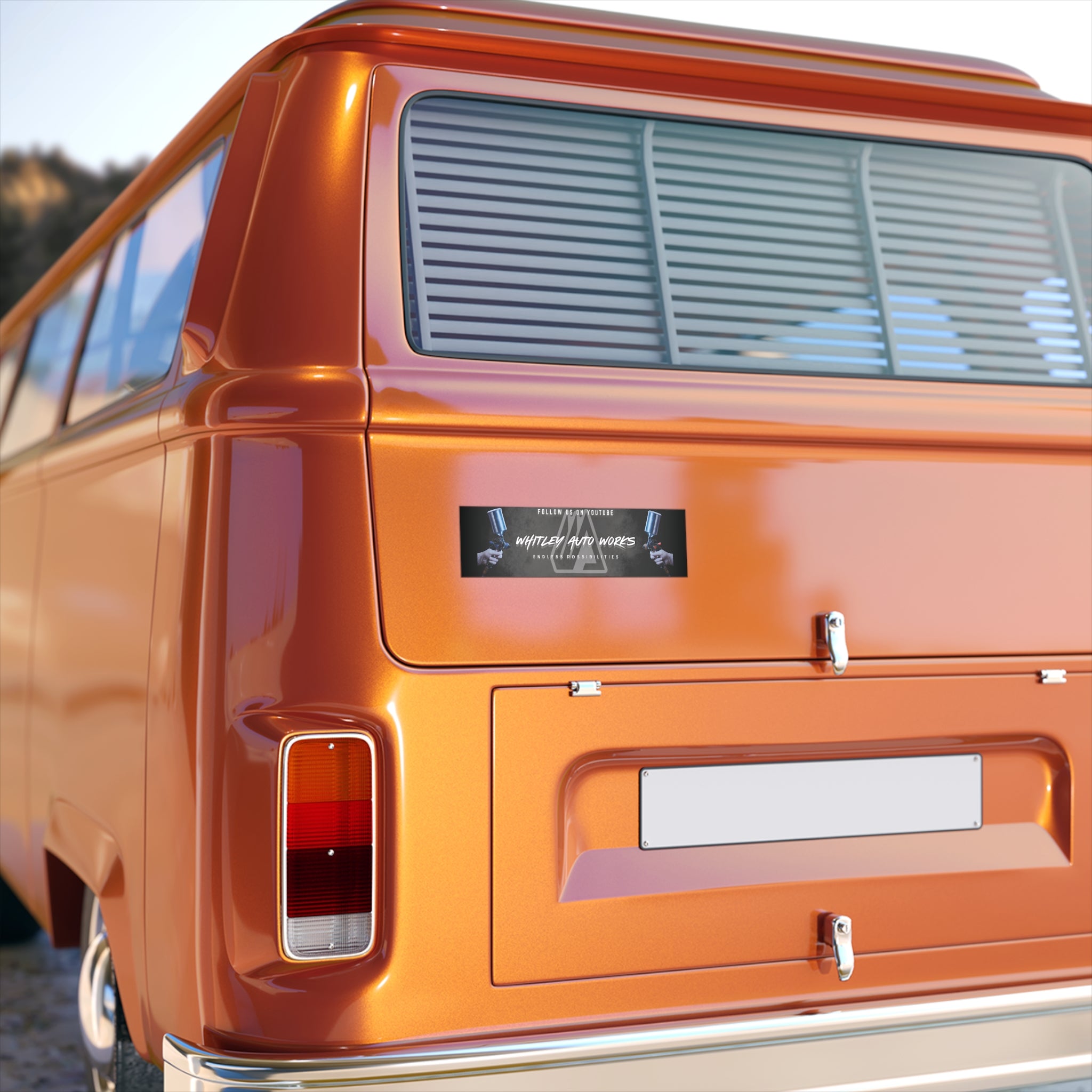 Whitley Auto Works GET OFF MY Bumper Sticker – 'Endless Possibilities' Automotive Decal (Follow Us On YouTube)