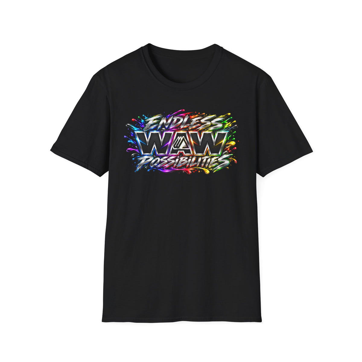 CRAZY COLORS ENDLESS Possibilities Inspirational Graphic T-Shirt