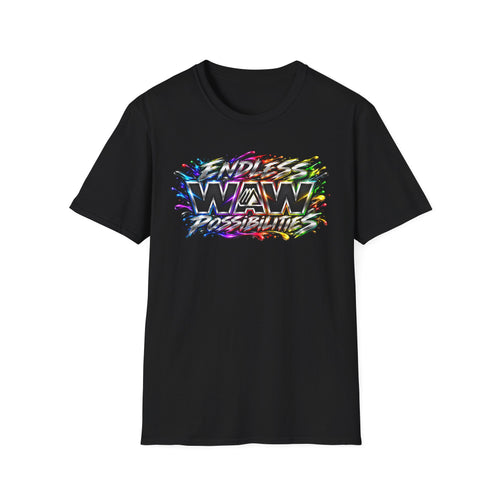 CRAZY COLORS ENDLESS Possibilities Inspirational Graphic T-Shirt