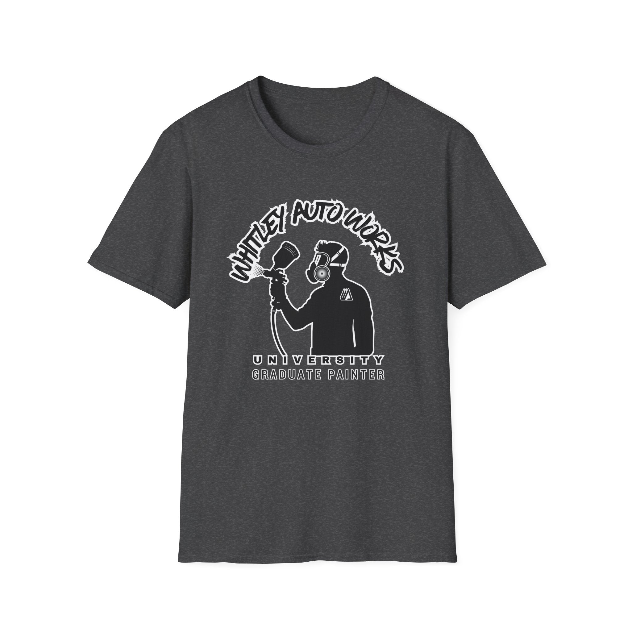 WAW GRAD SCHOOL Certified Painter LOL T-Shirt — Whitley Auto Works Academy Graphic Tee