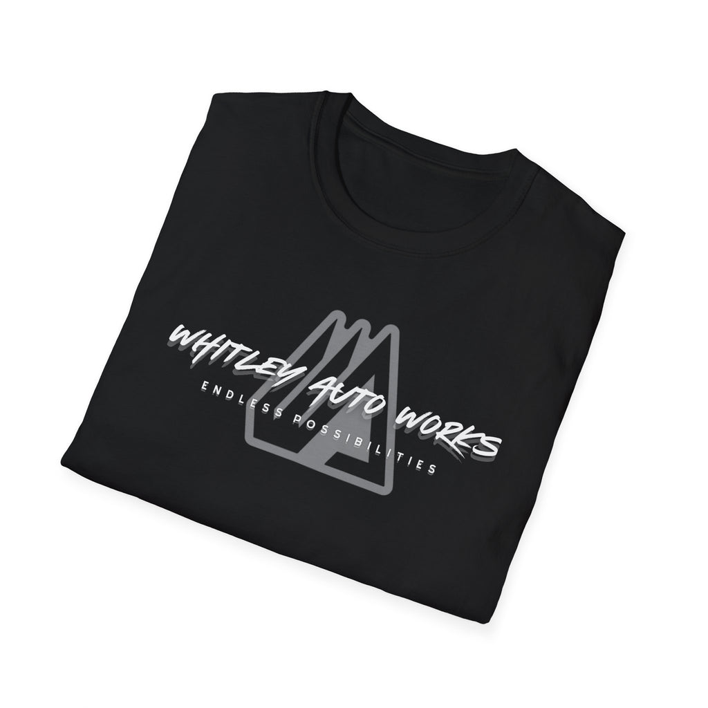 Whitley Auto Works Endless LOGO Tee — Automotive Logo T-Shirt