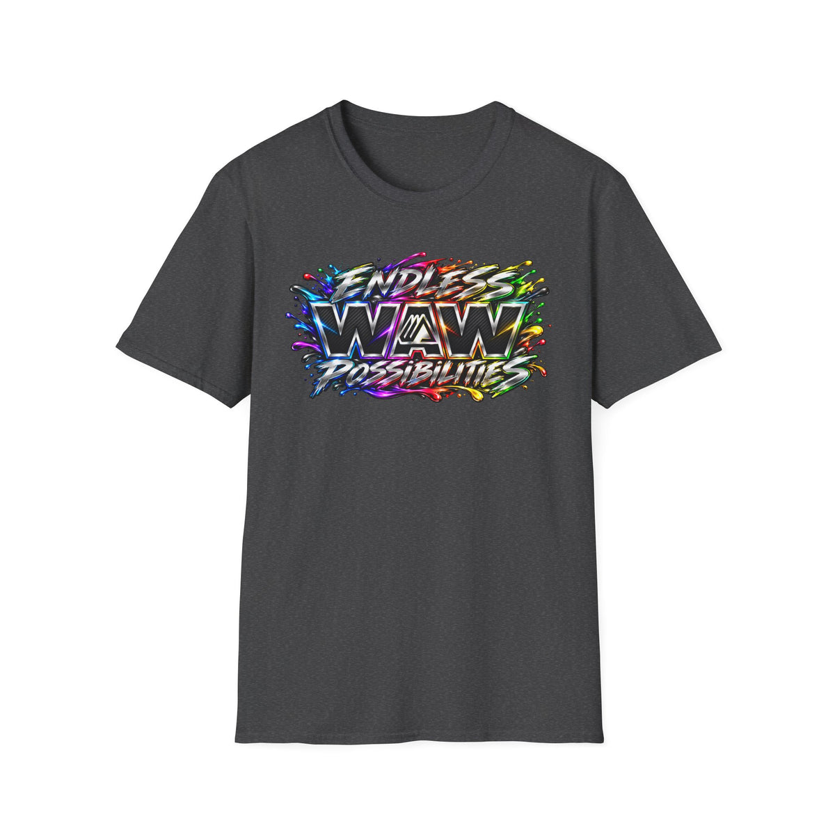 CRAZY COLORS ENDLESS Possibilities Inspirational Graphic T-Shirt