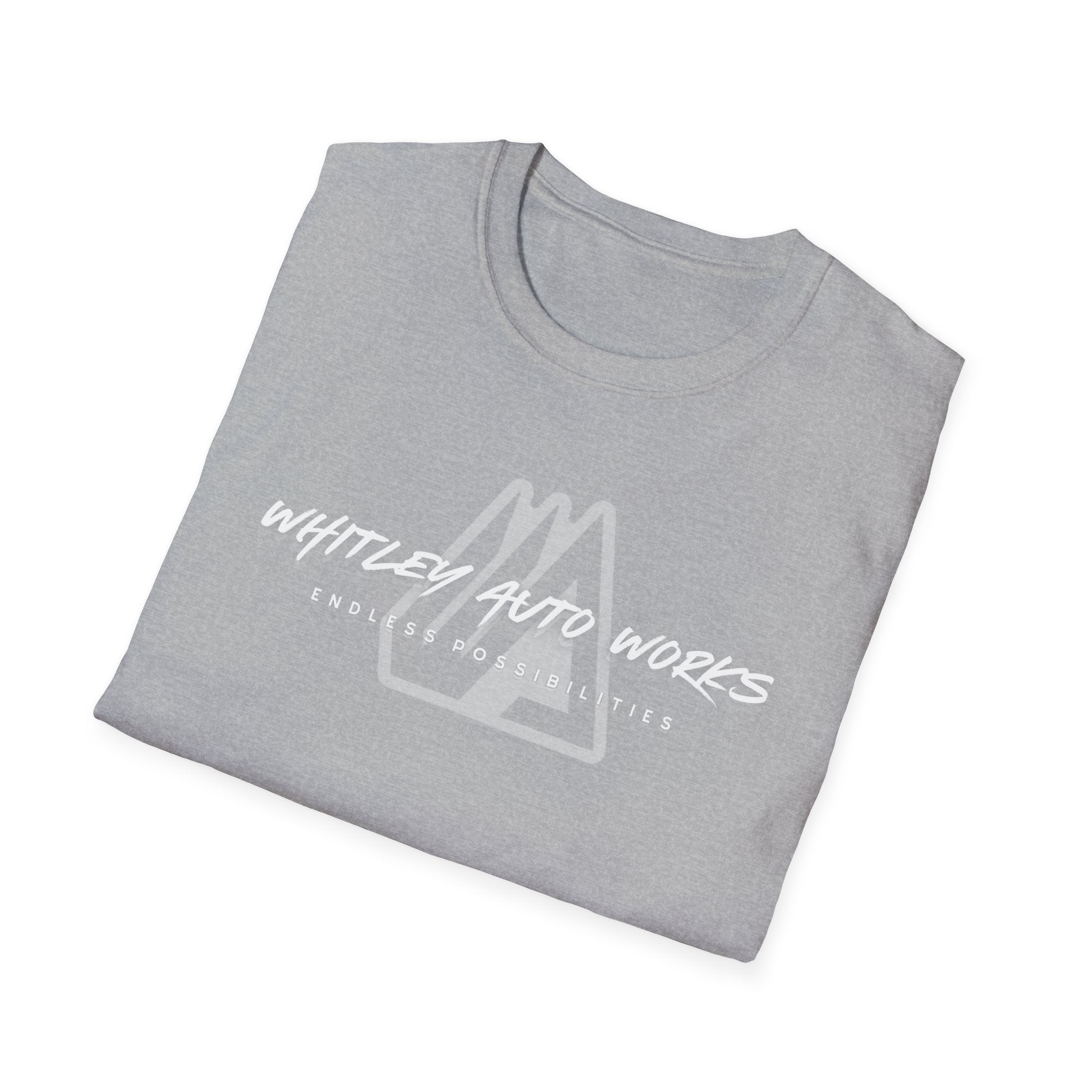 Whitley Auto Works Endless LOGO Tee — Automotive Logo T-Shirt