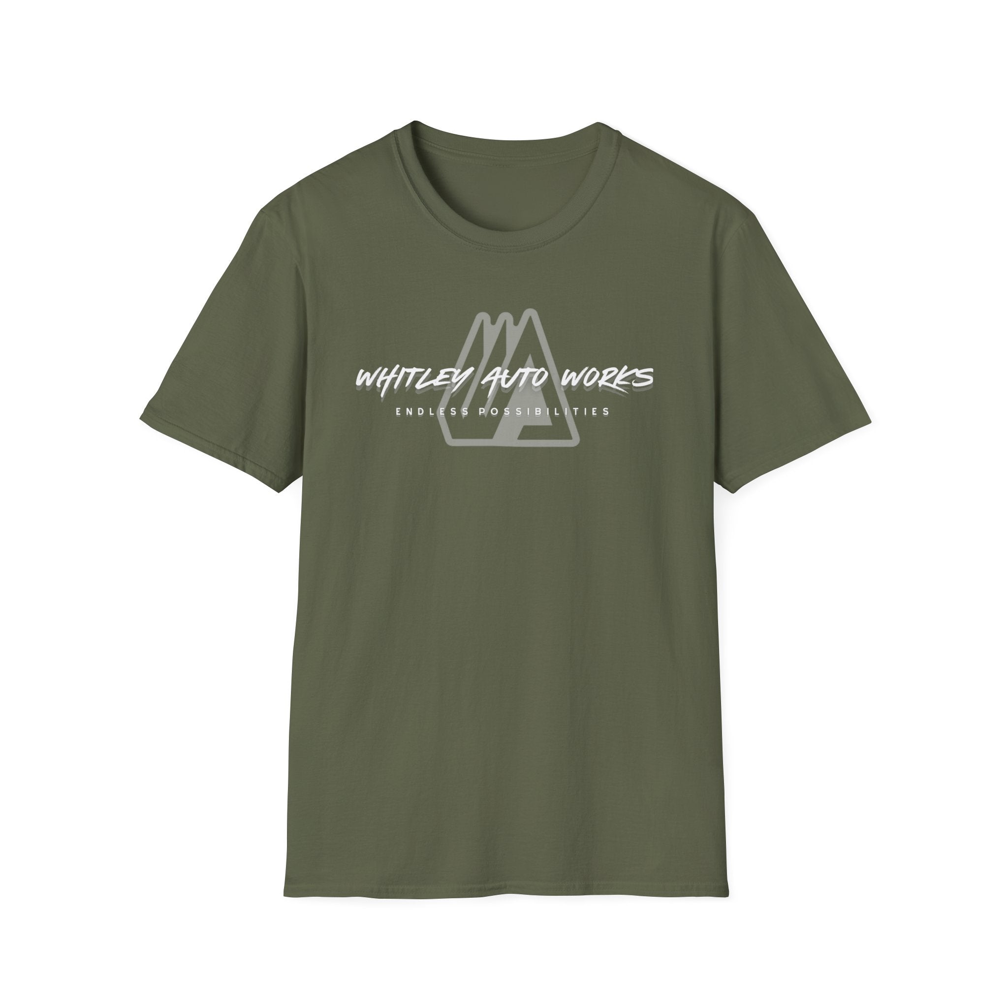 Whitley Auto Works Endless LOGO Tee — Automotive Logo T-Shirt