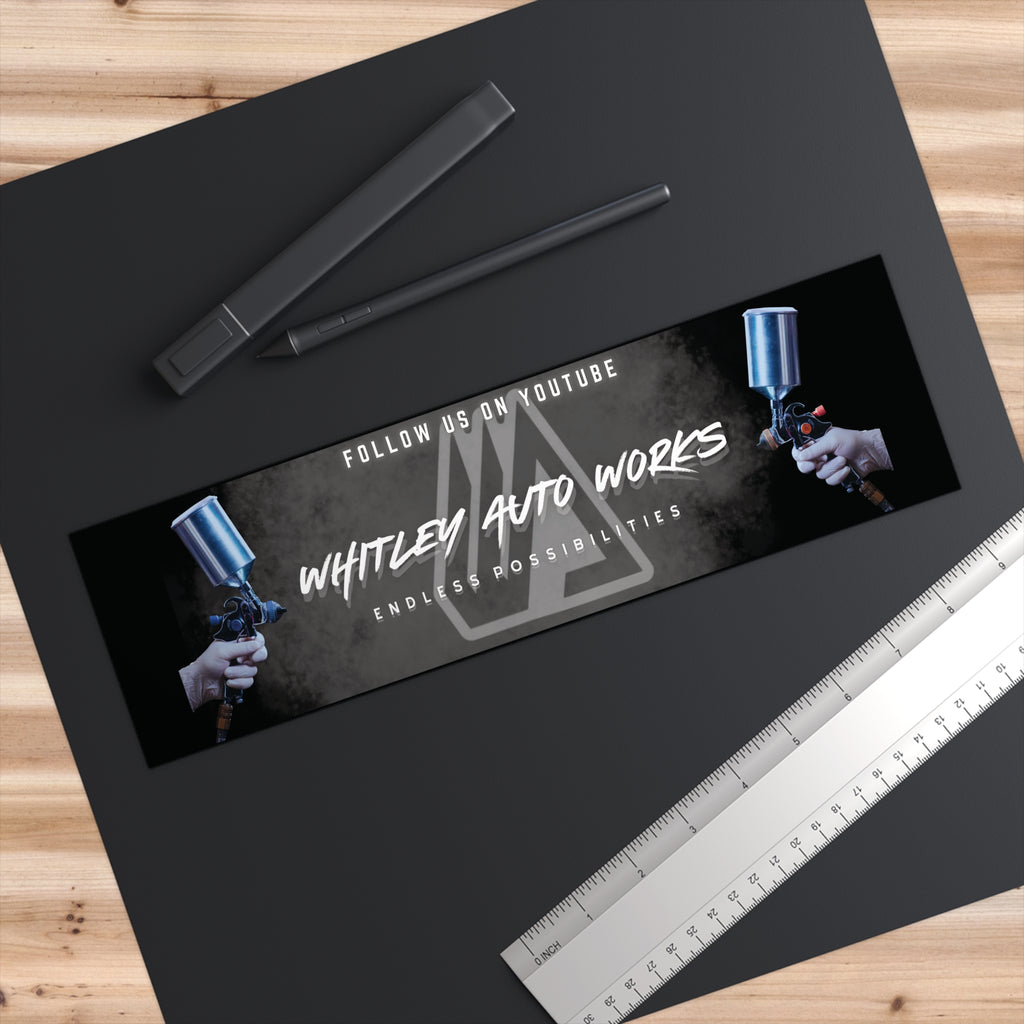 Whitley Auto Works GET OFF MY Bumper Sticker – 'Endless Possibilities' Automotive Decal (Follow Us On YouTube)